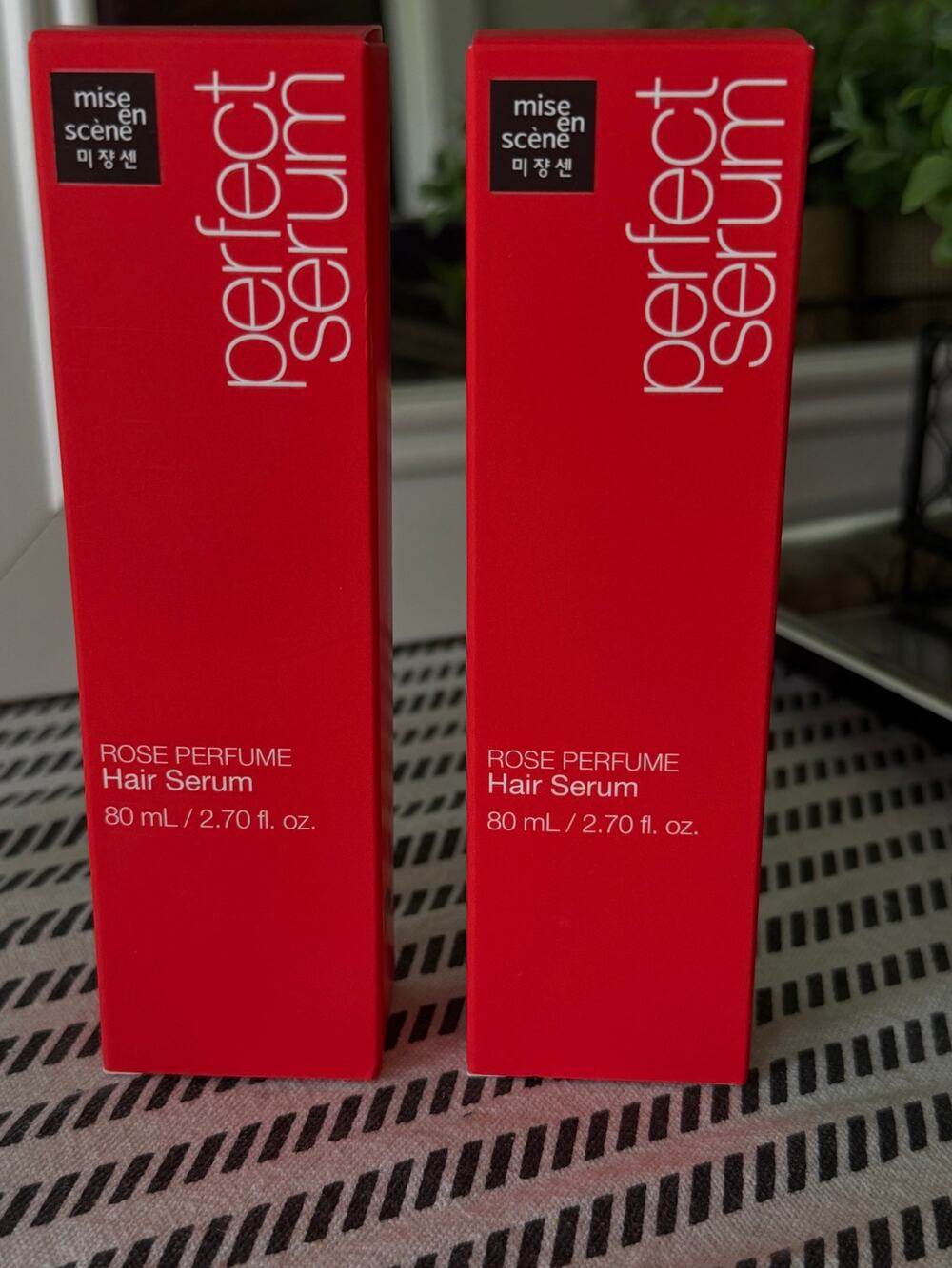 Mise En Scene Perfect Rose Perfume Hair Serum 2 Pack Korean Hair Care
